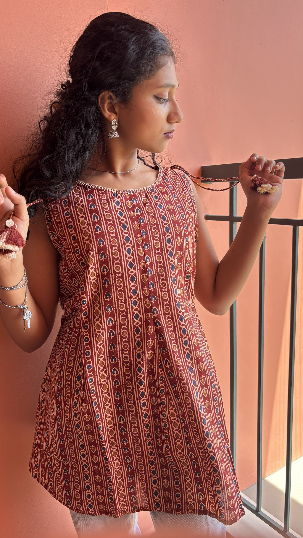 Short Kurta-Red