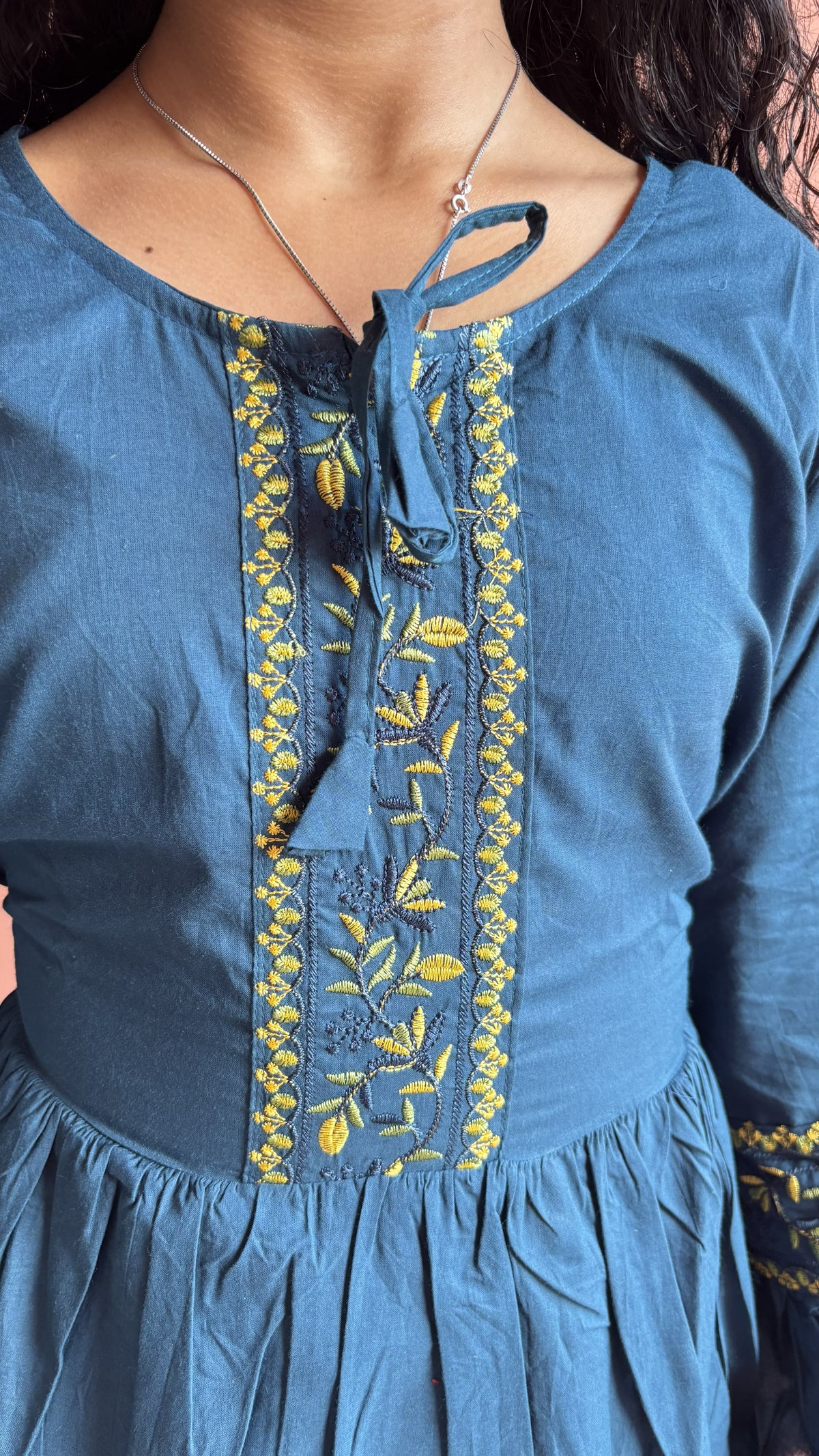 Short kurta-Blue