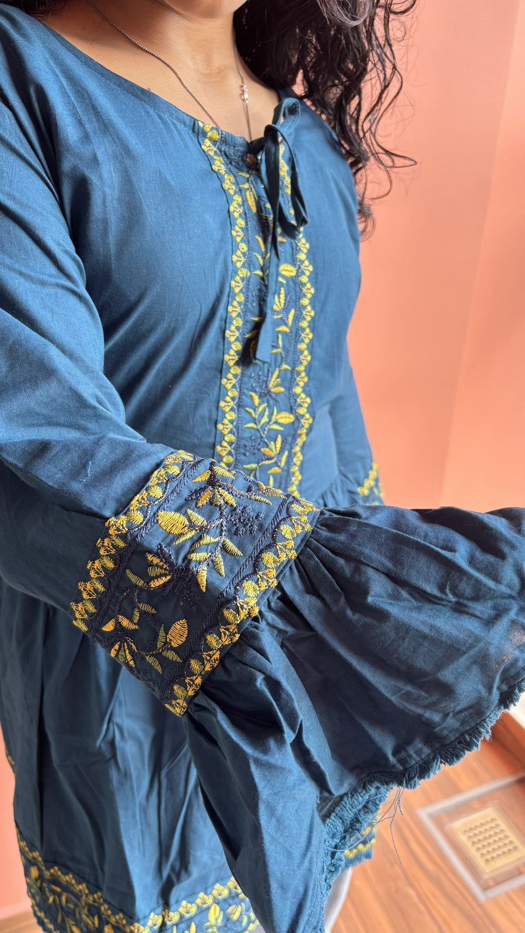 Short kurta-Blue