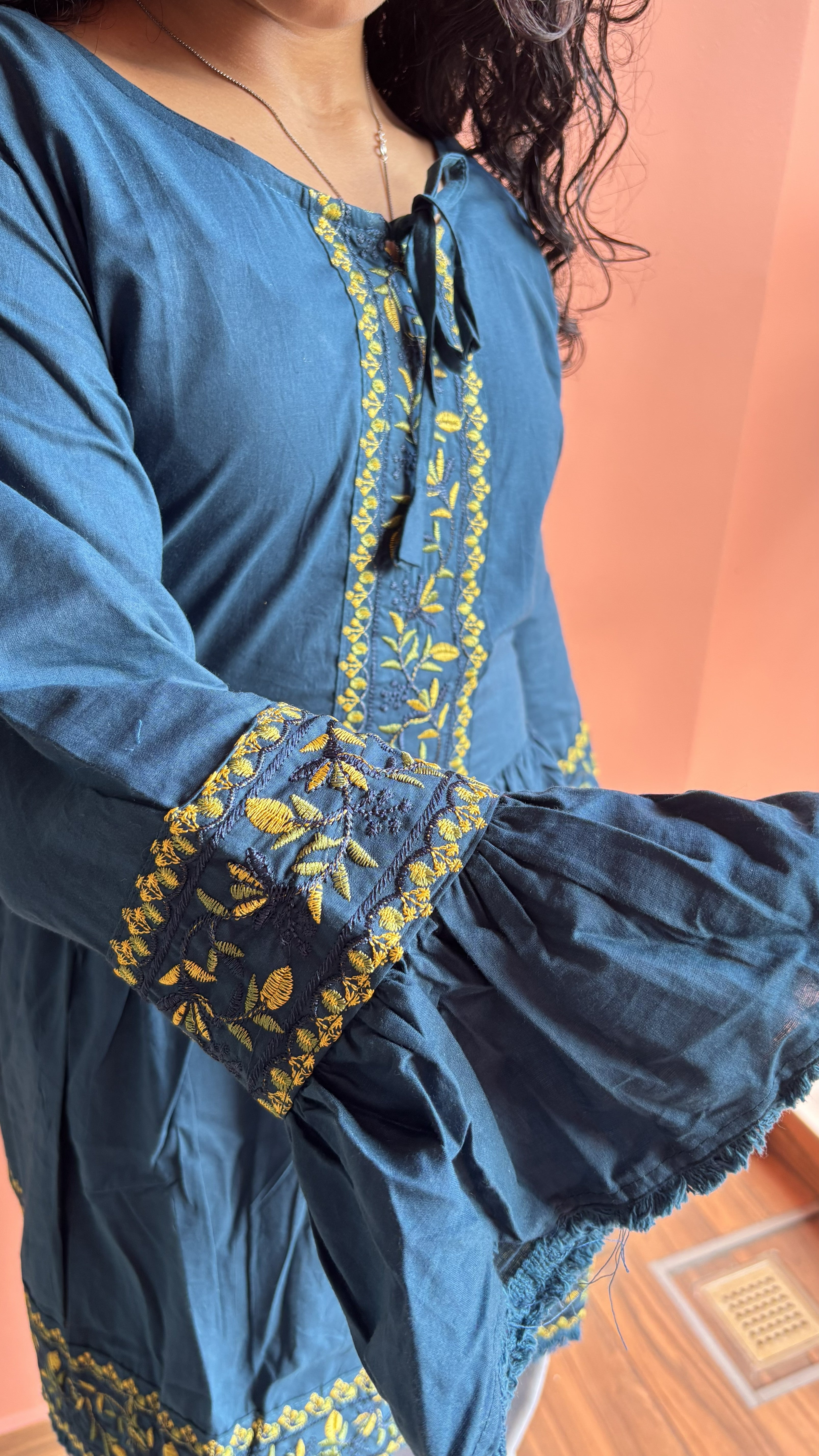 Short kurta-Blue