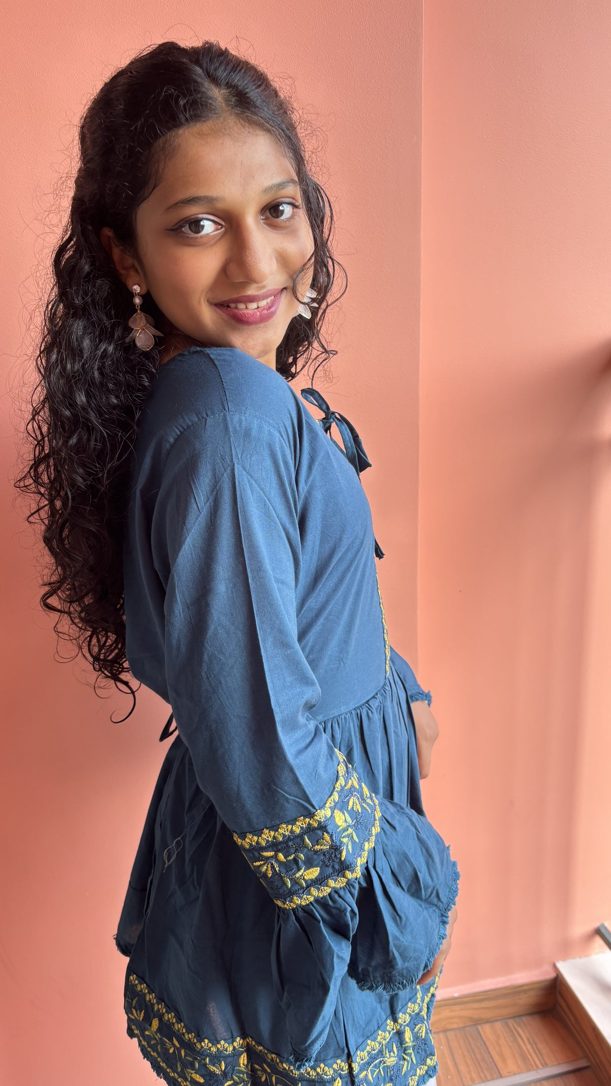 Short kurta-Blue