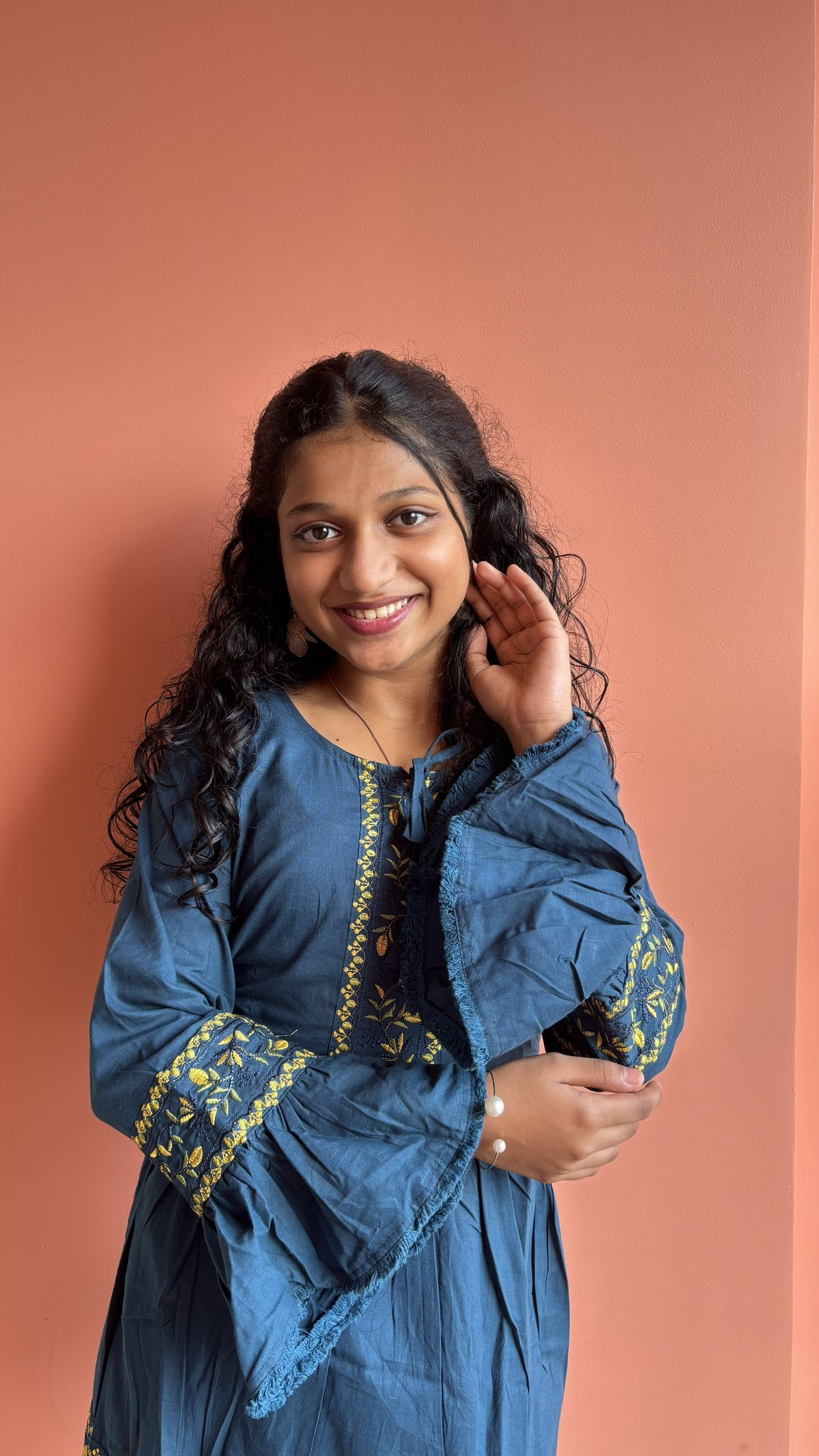 Short kurta-Blue