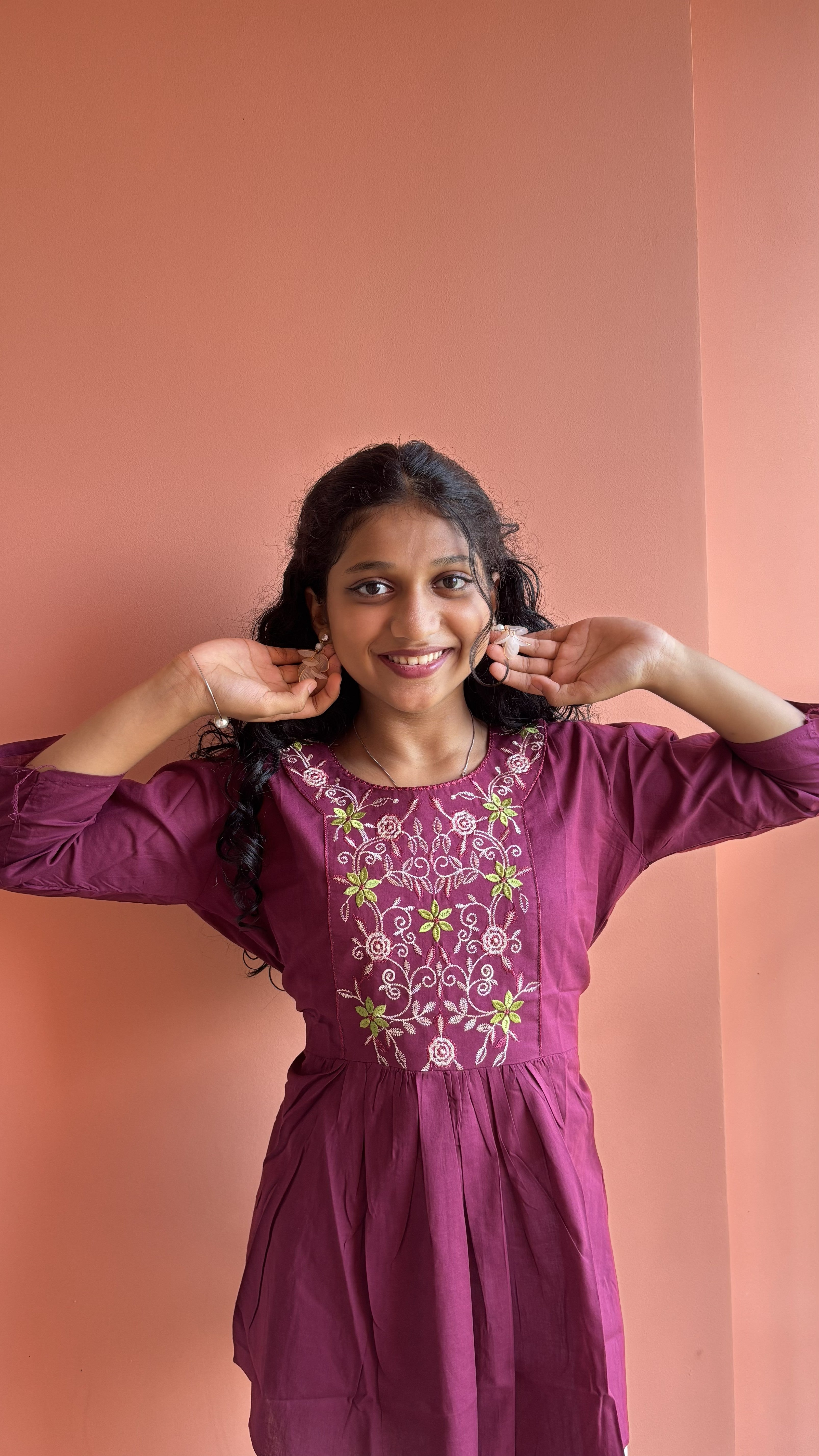 ShortKurti Maroon