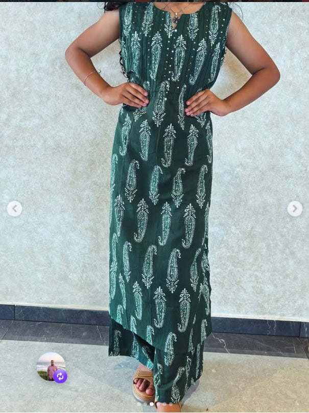 Dark Green 2 piece set