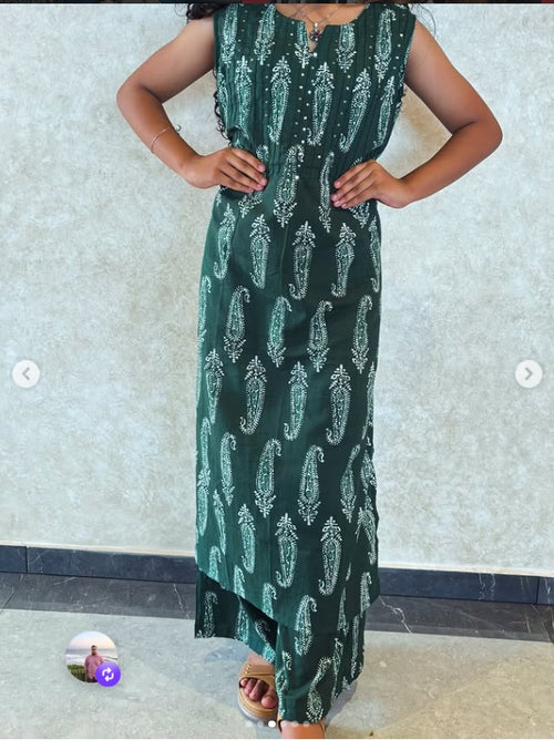 Dark Green 2 piece set
