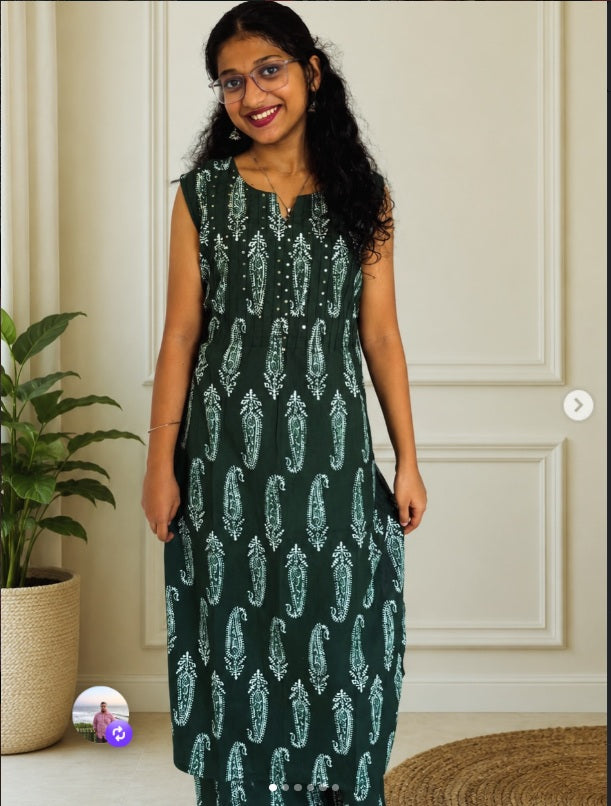Dark Green 2 piece set